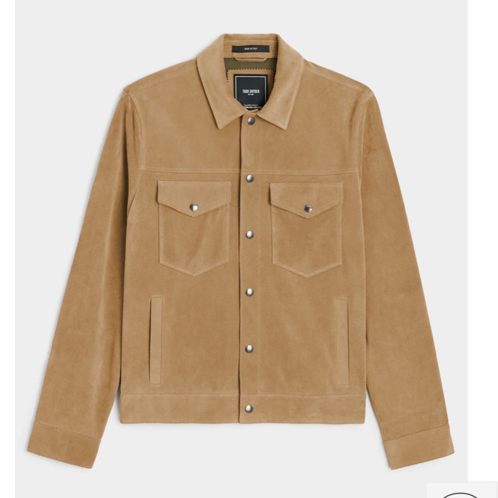 Todd Snyder Italian Camel Suede Dylan Jacket